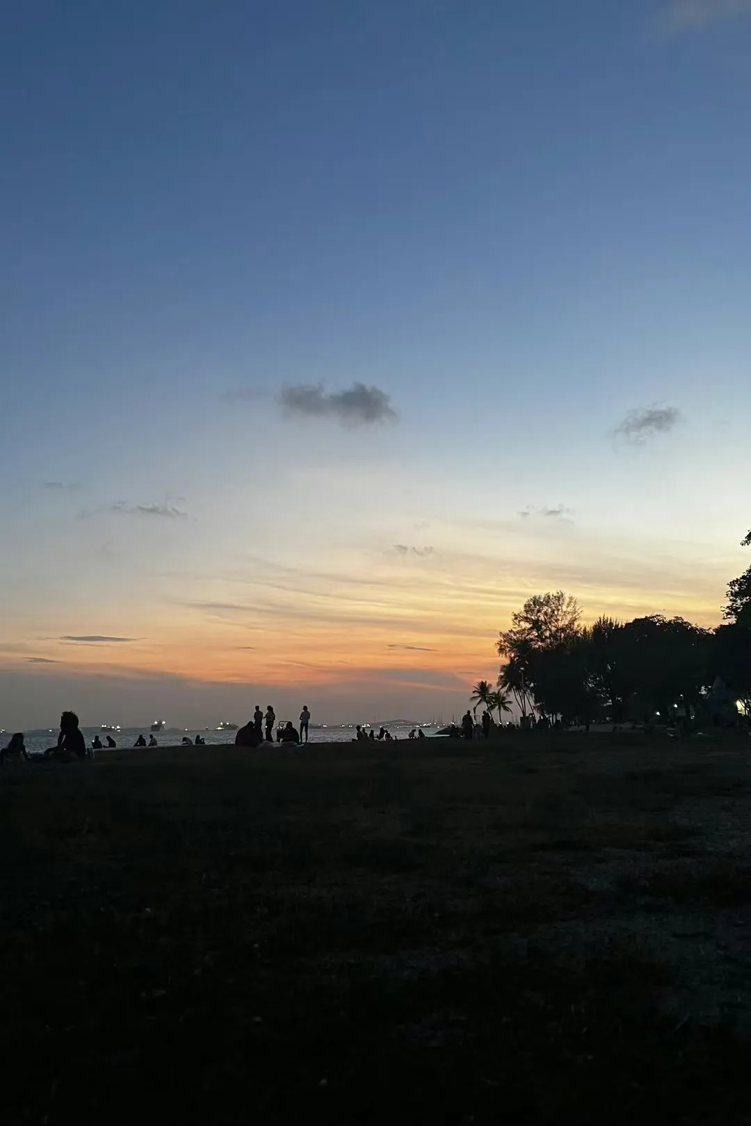 新加坡傍晚海滩